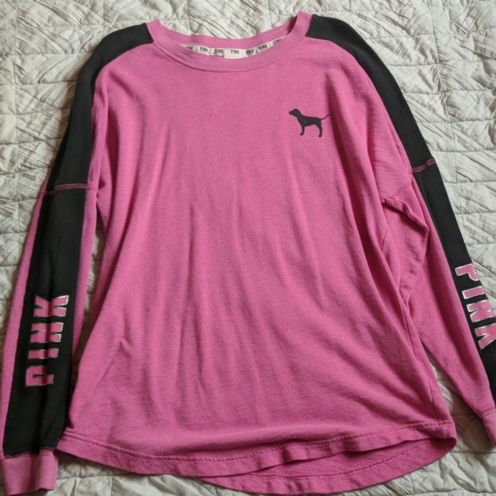 VS pink sweatshirt